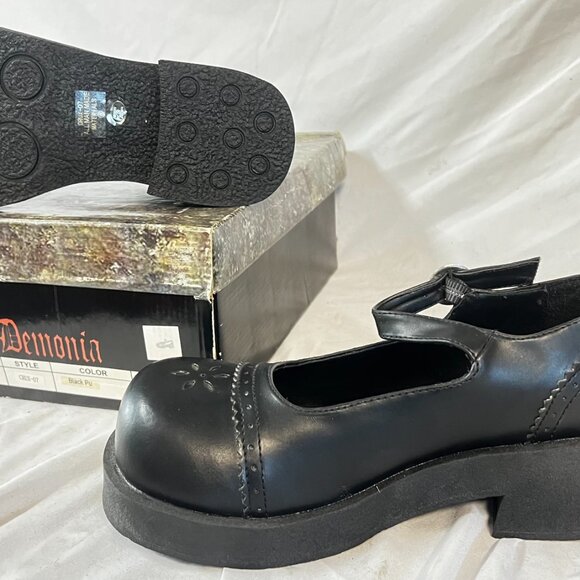 Brand New Demonia Crux 07 Women's Platform Shoes - Picture 2 of 2